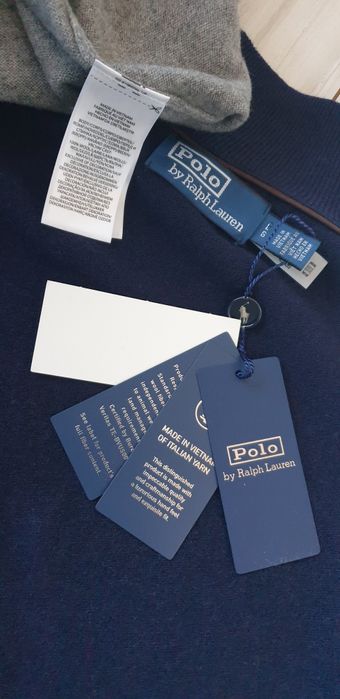 POLO Ralph Lauren Wool Full Zip  L НОВО ОРИГИНАЛ Мъж Вълнени с цял цип