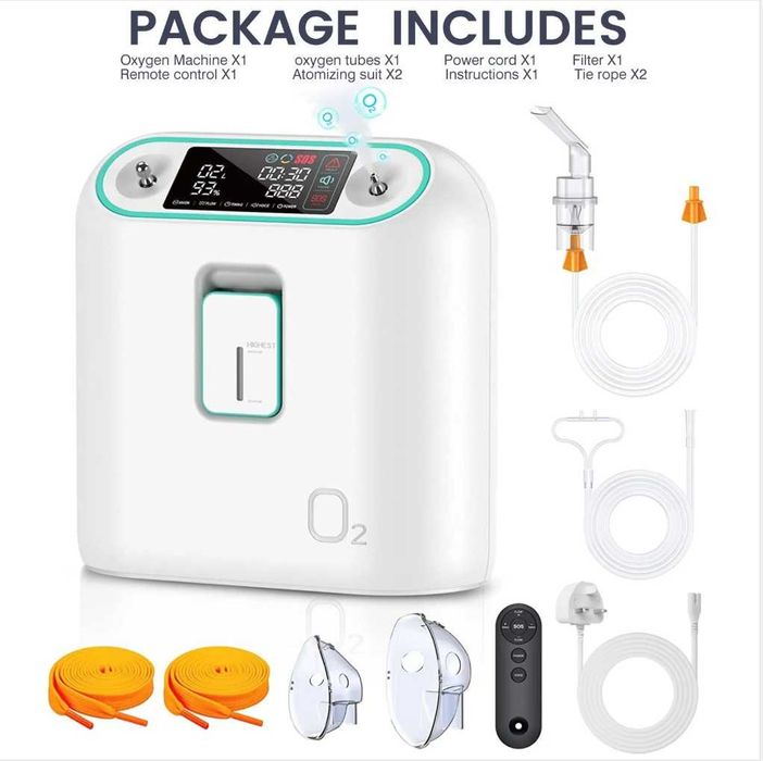 Concentrator oxigen Ziqing – 1–8 L/min, 93% pentru incubatoar animale