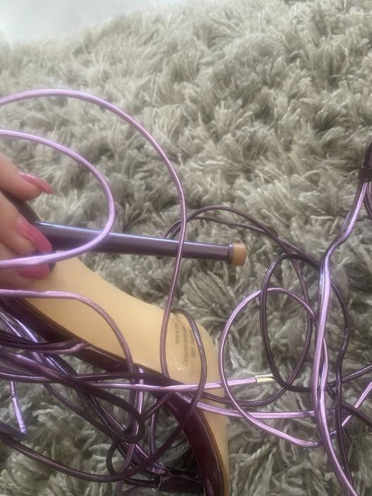 Sandale mov elegante