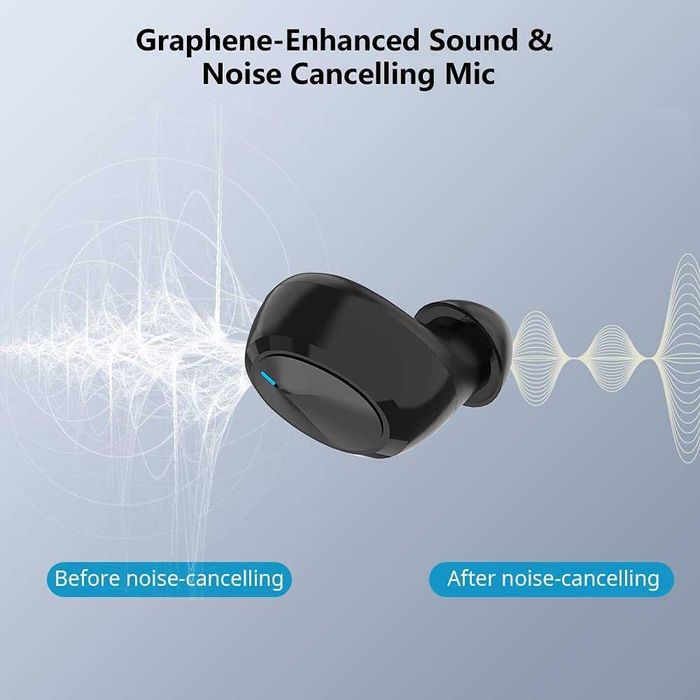 Безжични стерео слушалки Blackview AirBuds 1, Bluetooth,Водоустойчиви