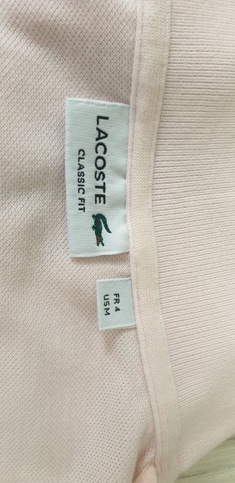 Lacoste Pique Cotton Classic Fit / 4 - M НОВО! ОРИГИНАЛ! Мъжка Тениска