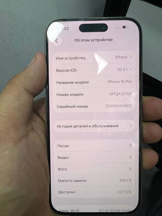 Iphone15 pro holati ideal