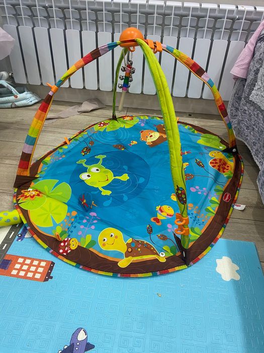 Дуга коврик для малышей с погремушками