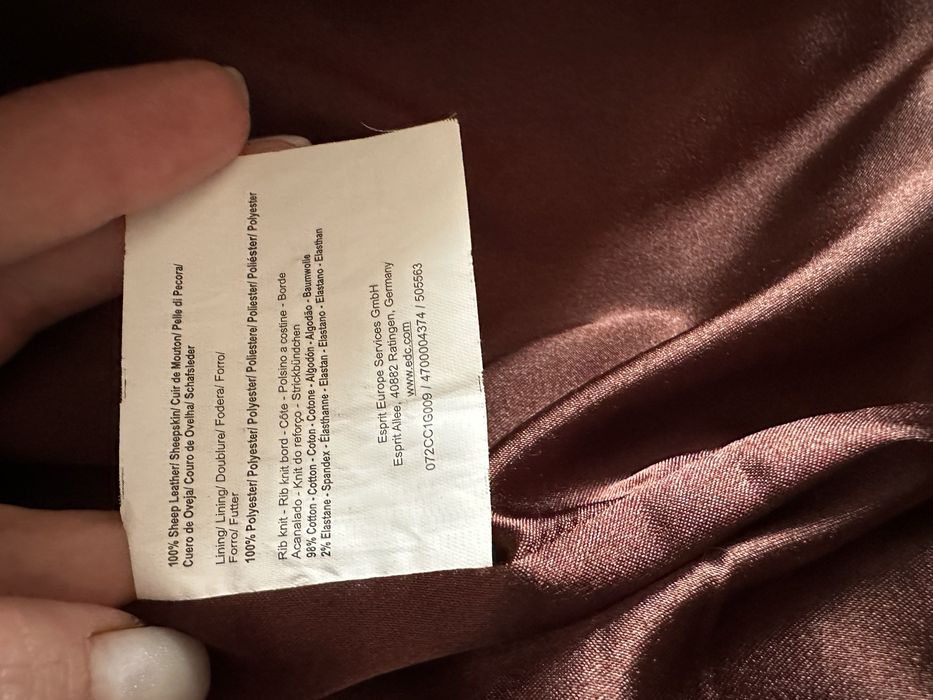 Geaca maro din piele naturala UNISEX