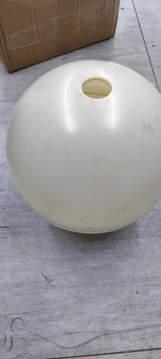 glob plastic alb 30cm diametru