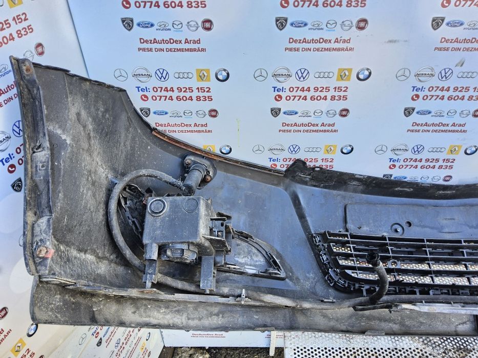 Bara fata Opel Astra H cu spălătoare faruri si proiectoare ceață neagră negru