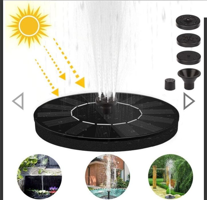 Декоративен соларен фонтан