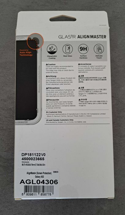 Folie sticla Samsung A53 Spigen Align Master