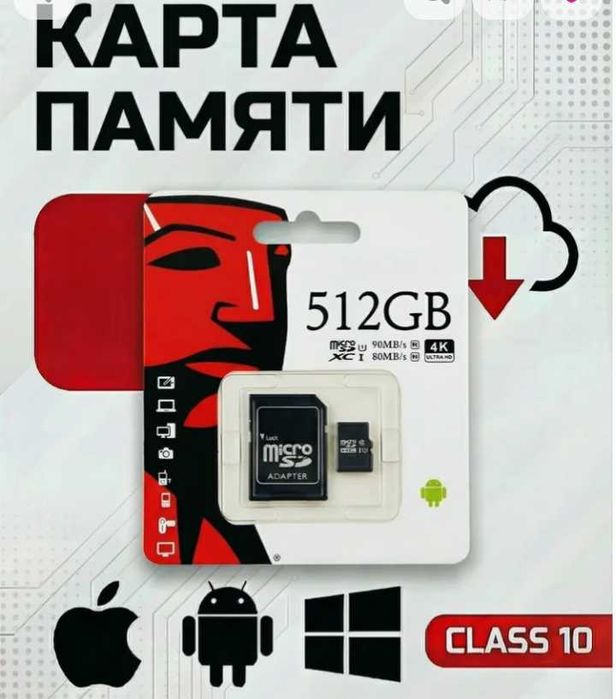 Карты памяти, Сд карты, микро флешки