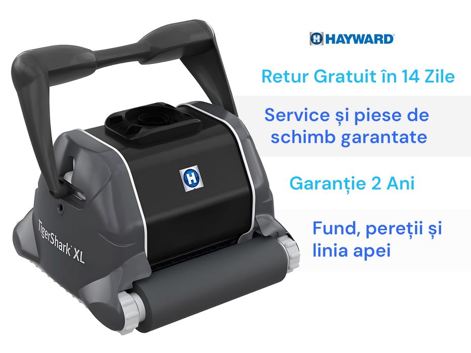 Robot Aspirator de Curățare pentru Piscină Hayward Tiger Shark XL QC