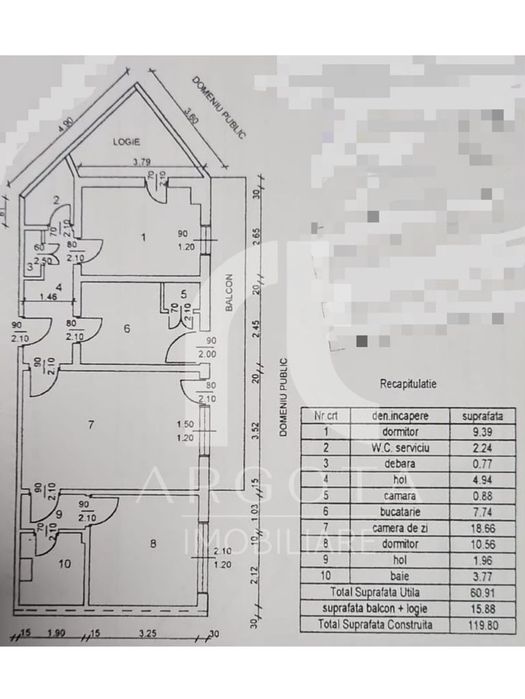 Apartament 3 cam | Comision ZERO%