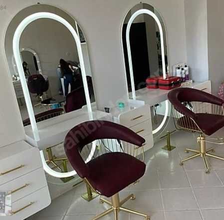 Фризьорски стол с маслен педал .АКЦИЯ!