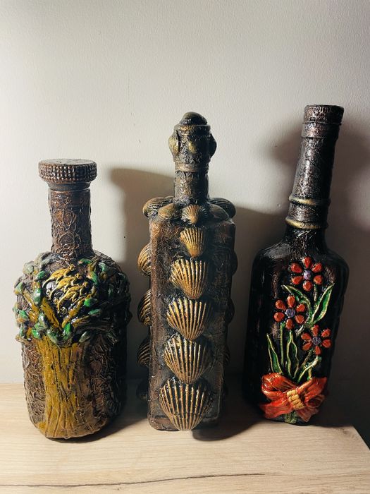 Sticle decorative handmade