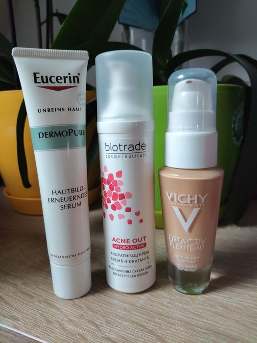 Vichy, Euserin, Biotrade серуми, фон дьо тен