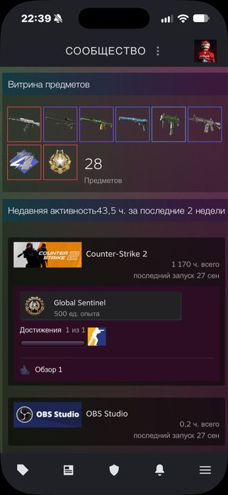 Steam account