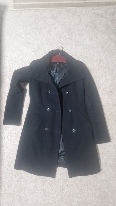 Palton negru s de la hm