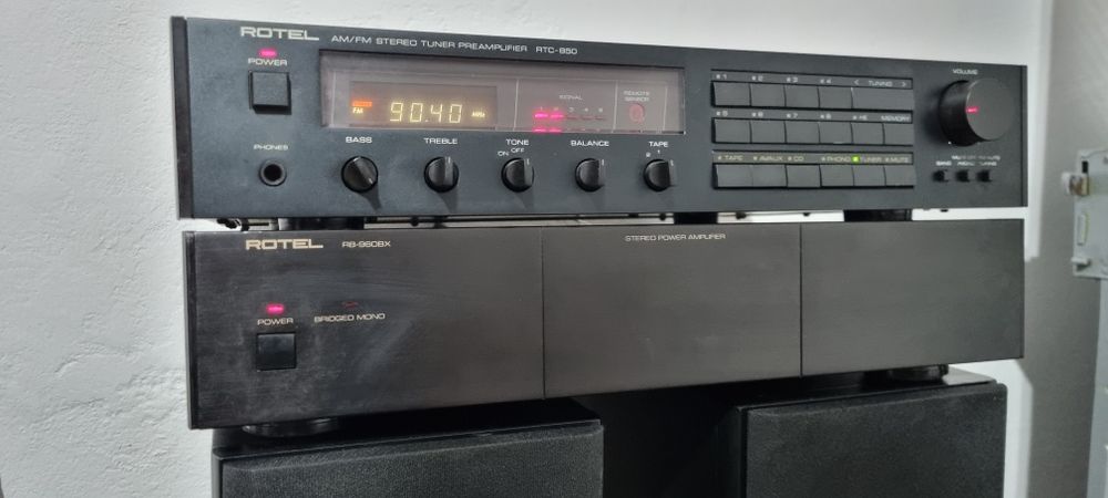 Amplificator Rotel RB 960BX si Tuner Preamplificator RTC 850