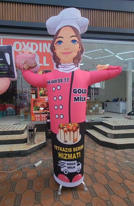 изготовим Надувные фигуры "Аэромены" и "Рукомахи"  для рекламы