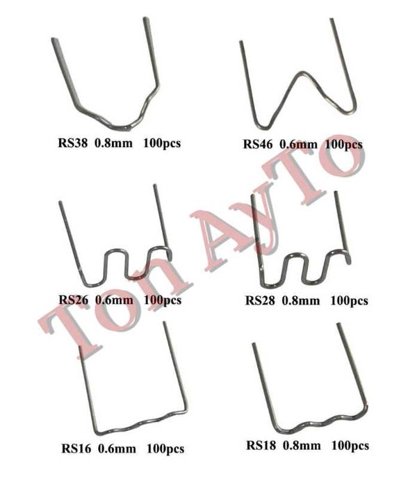 Скоби Телчета за Пистолет за Лепене на Пластмаса 600бр