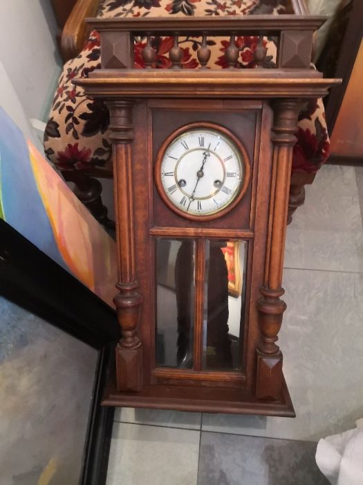 ПРЕКРАСНА колекция (14 броя+6 бр) механични редки СТЕННИ часовници