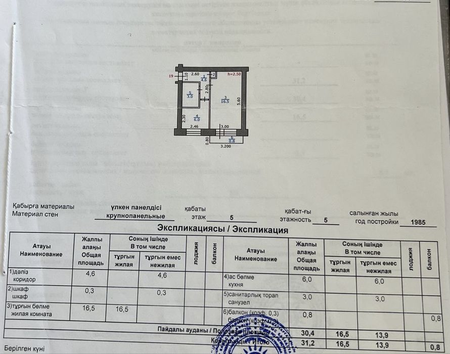 Продам однокомнатную квартиру