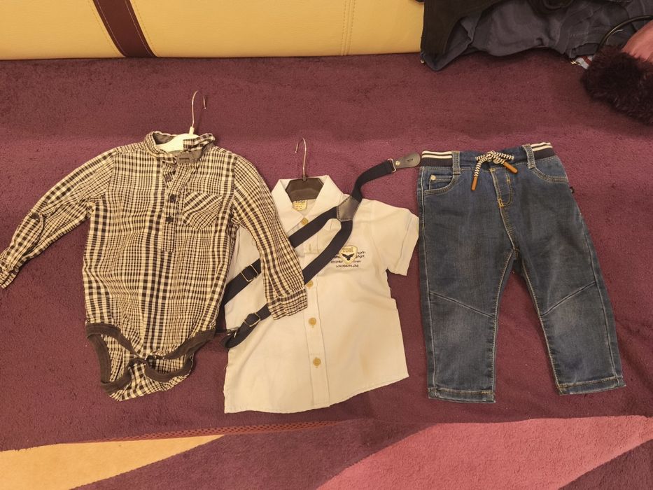 Детски дънки и 2 ризки