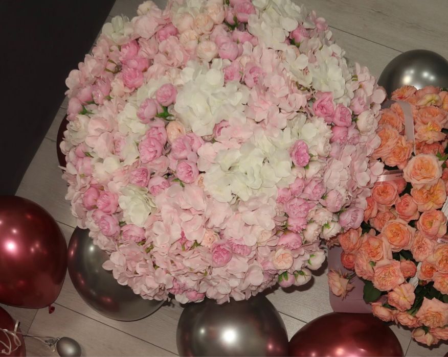 Цветы гортензия пионы искуственные