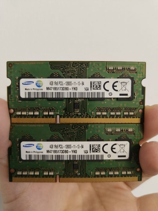 2 x memorie RAM 4gb