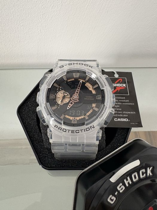 Casio G-Shock Transparent Original NOU cu etichete și cutie