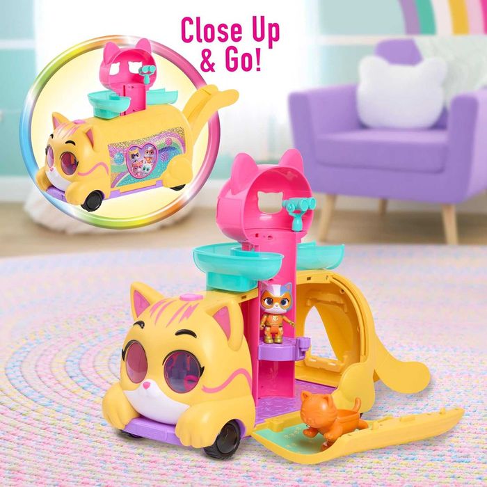 Комплект за игра SuperKitties със светлини и звуци/Супер котета