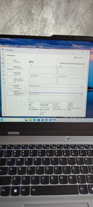 Laptop Gaming LENOVO LOQ 15ARP9 AMD Ryzen 7 7435HS pana la 4.5GHz, 15.6" FHD 24GB SSD 1TB NVIDIA GeForce RTX 4070 8GB, in Garantie, Factura