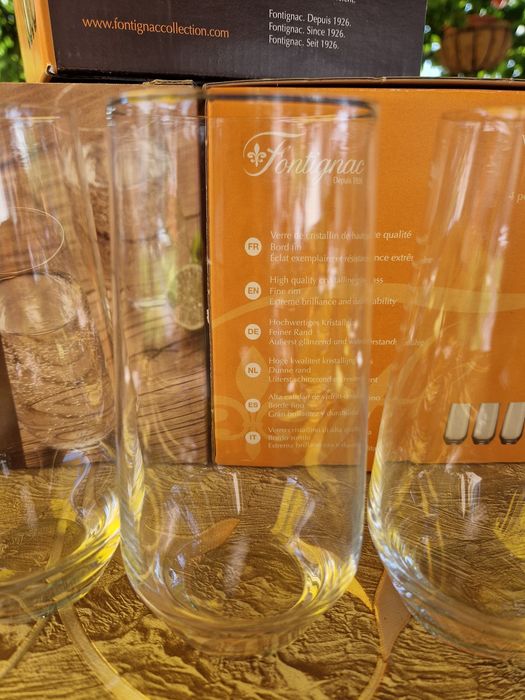 Pahare Fontignac Long Drink 390 ml – Cristalin, noi în cutie