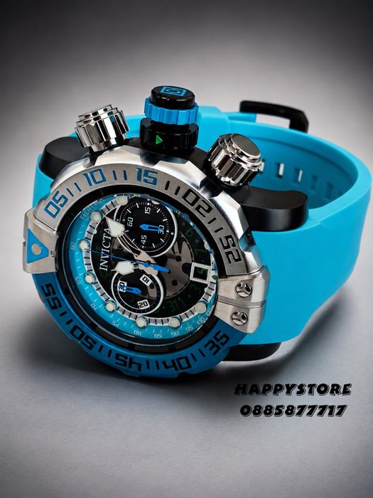 INVICTA Foxhound Blue 57 mm, Инвикта нов мъжки часовник