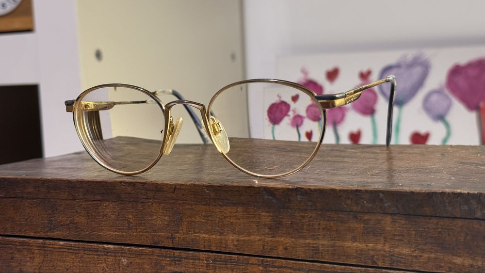 Ochelari rame pininfarina aurii designer de colectie