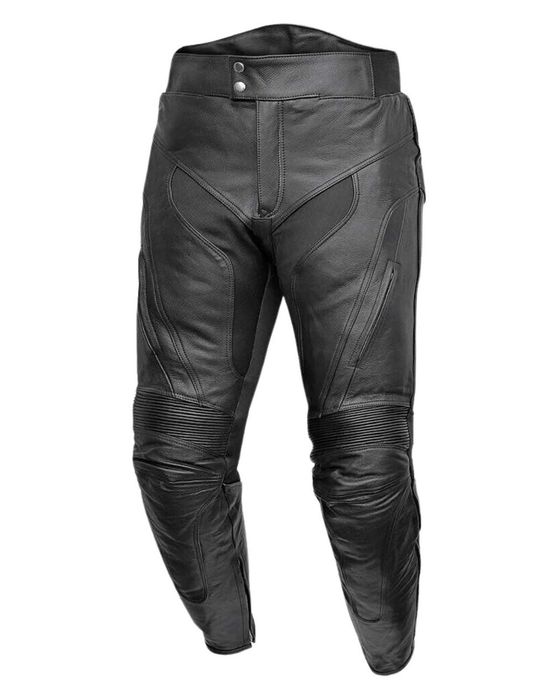 Pantaloni moto piele