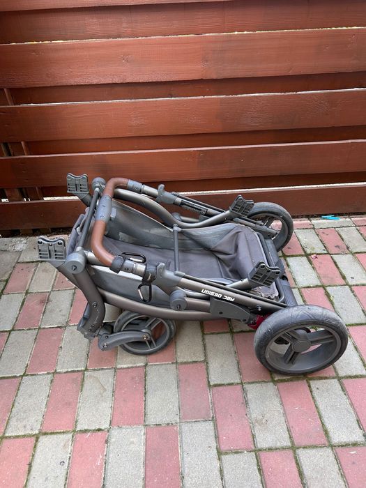 Carucior de gemeni Zoom, de la 6 luni pana la 44 kg, Ink, ABC Design