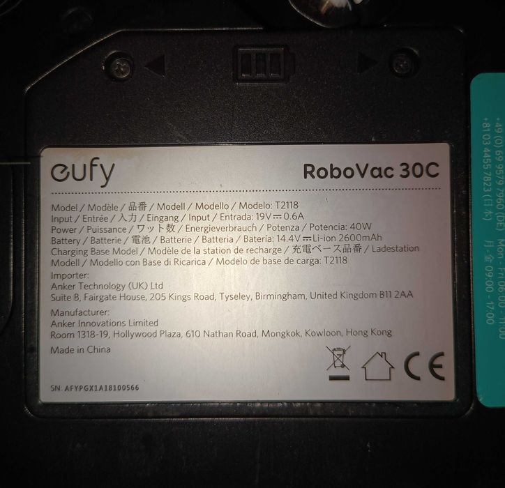 Продавам  прахосмукачка Eufy RoboVac 30C !