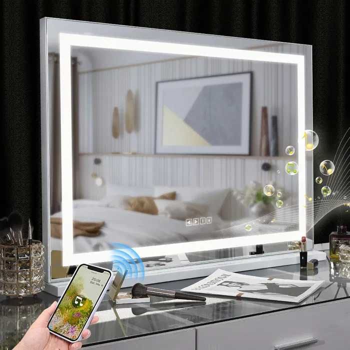 Огледало лед LED за тоалетка или стена, Bluetooth, Fenchilin