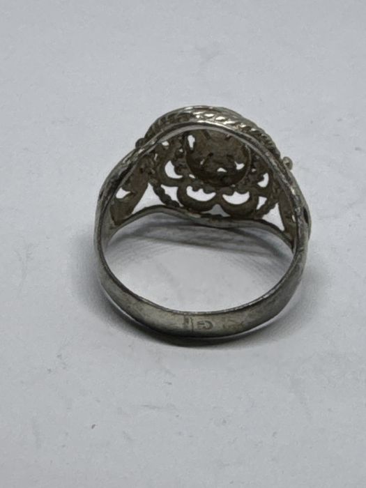 сребърен дамски пръстен 4.44гр 925