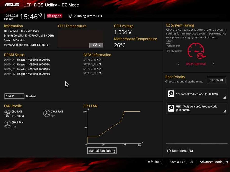 Дъно Дънна платка Asus H81-GAMER LGA 1150 DDR3 до 32gb DDR3