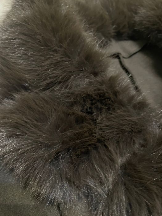 Дамско кафяво палто