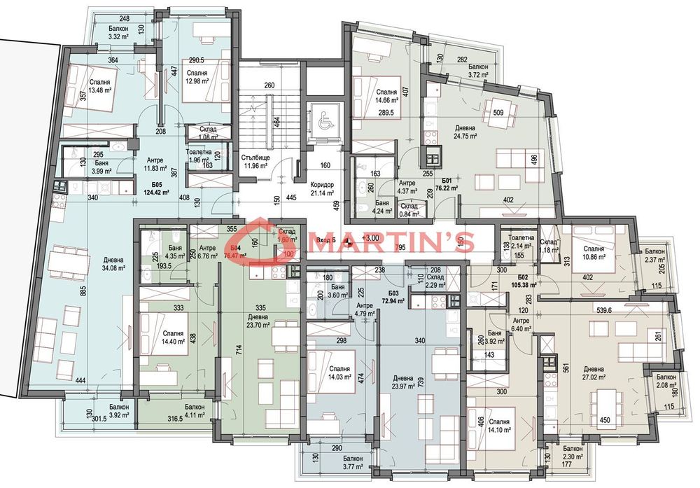 Продава се Тристаен апартамент в София, Сухата река - 124 кв.м за 1807 €/кв.м - Снимка #1