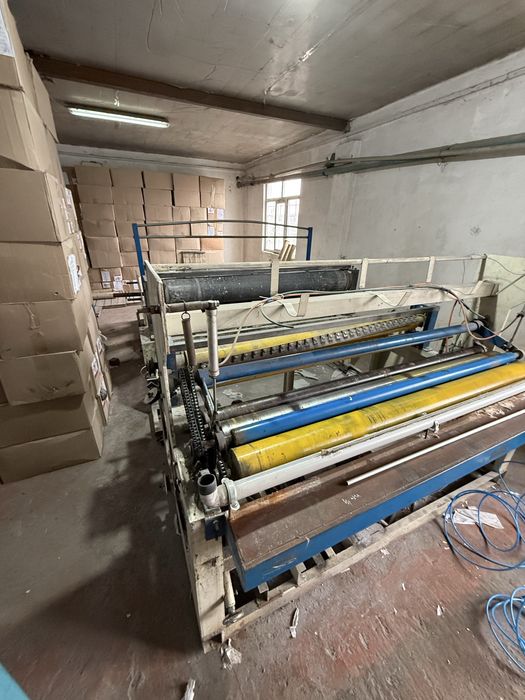 Станок туалетной бумаги. С перферацией