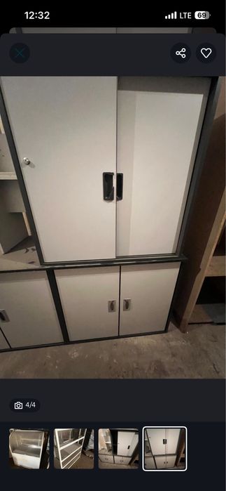 Продам витрины и офисную мебель