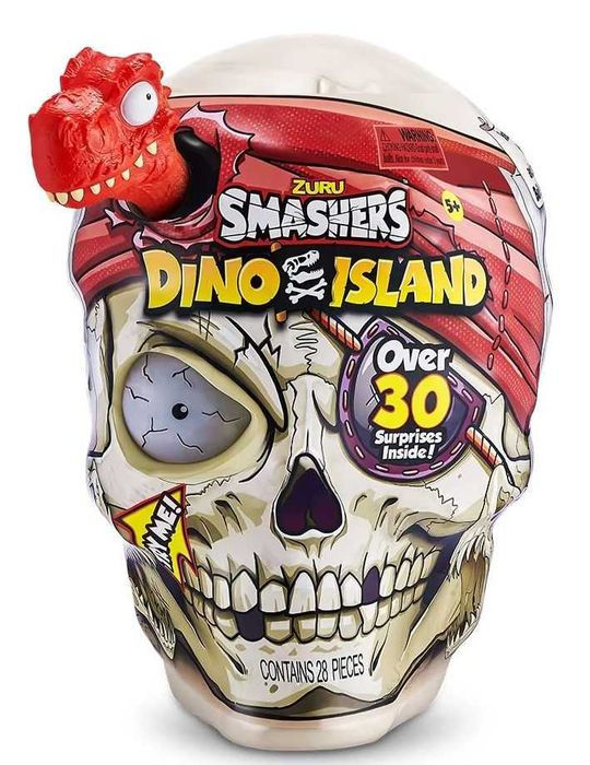 Огромен череп Zuru с дино смашър яйца Smashers Dino Island яйце