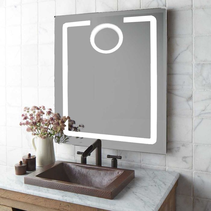 Oglinda Baie Led Smart Moderna Touch Senzor 60 x 80cm Margine Lumina C