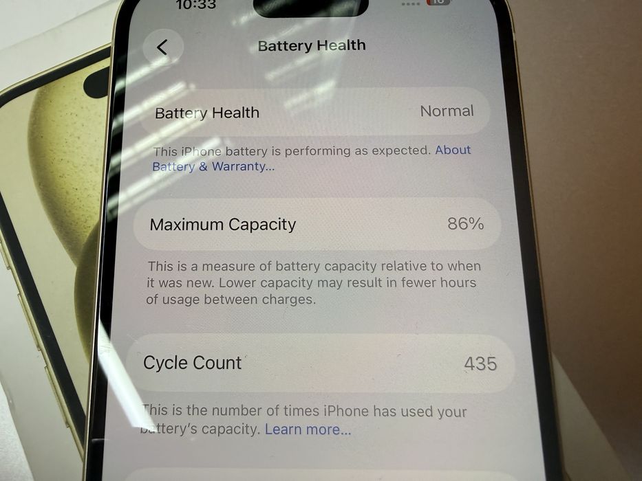iPhone 15 Жълт 128гб