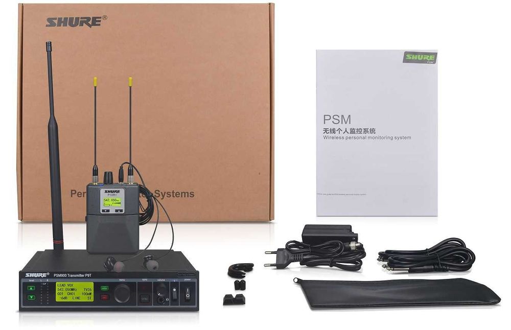 SHURE PSM 900 / P9T In-Ear Phone Stereo Monitor sistem de monitorizare casca control solisti bodypack psm 300 psm 600