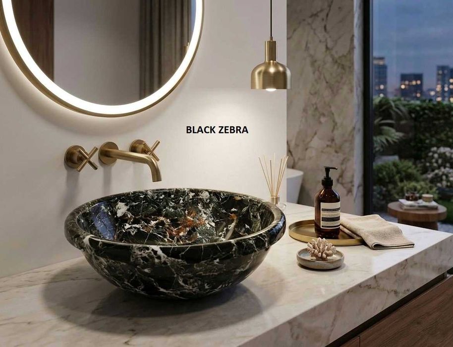 Луксозна мивка от естествен ОНИКС/МРАМОР (Уникален дизайн)