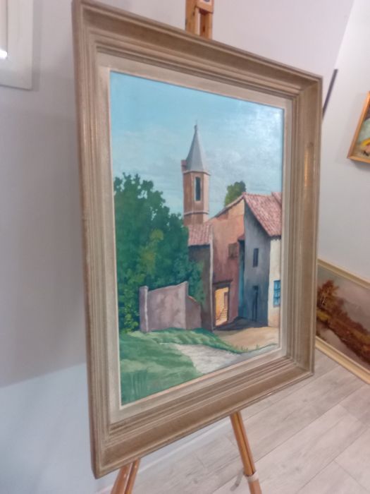 Картина маслени бои ​„Провинциален уют“ (1968 г.)